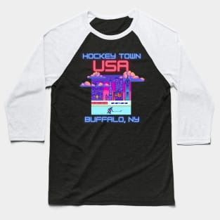 Hockey Town USA Buffalo Baseball T-Shirt